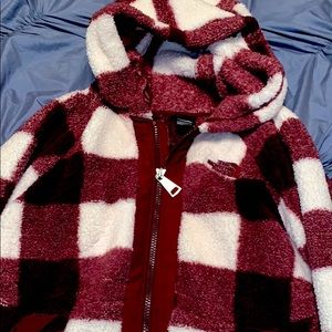 Zip up hooded sweatshirt